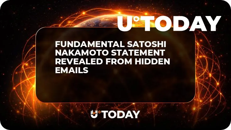 Fundamental Satoshi Nakamoto Statement Revealed From Hidden Emails