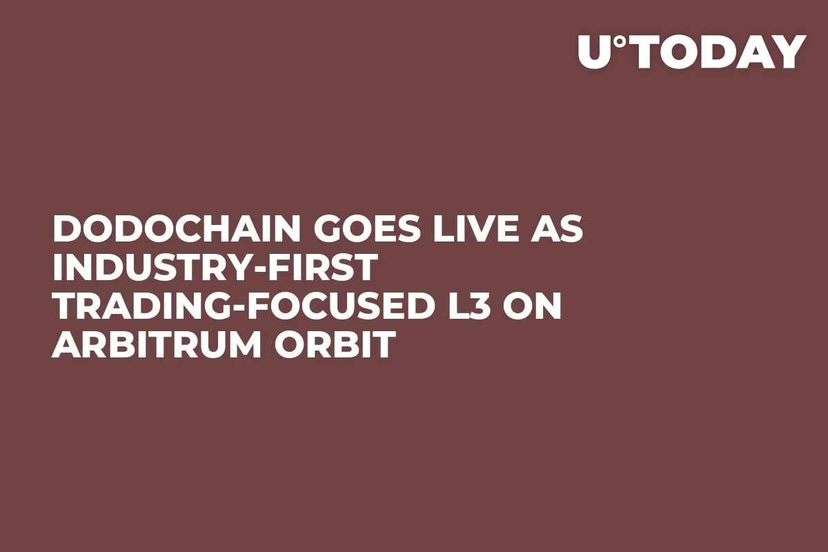 DODOchain Goes Live as Industry-First Trading-Focused L3 on Arbitrum Orbit