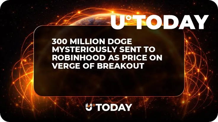 300 Million DOGE Mysteriously Sent to Robinhood As Price On Verge of Breakout