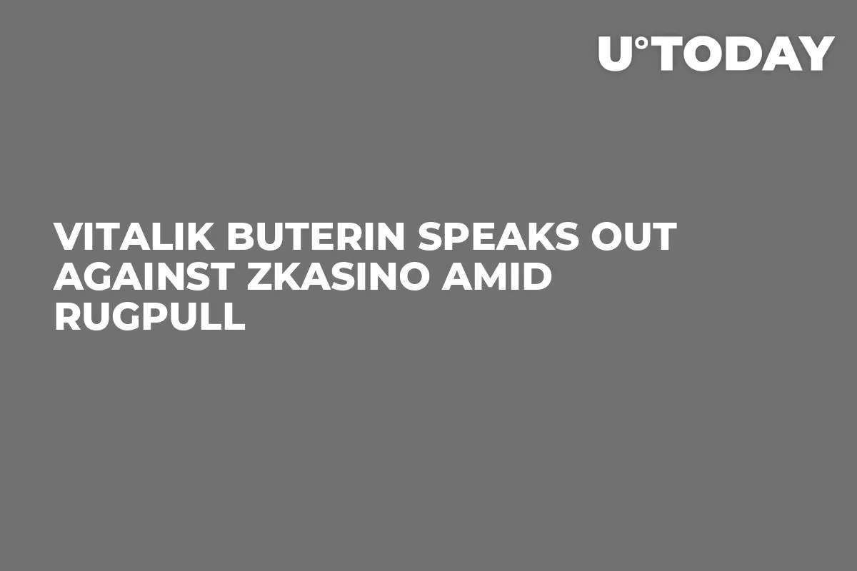 Vitalik Buterin Speaks Out Against ZKasino Amid Rugpull