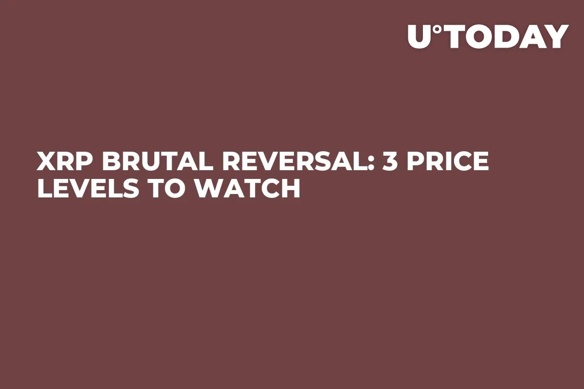 XRP Brutal Reversal: 3 Price Levels to Watch
