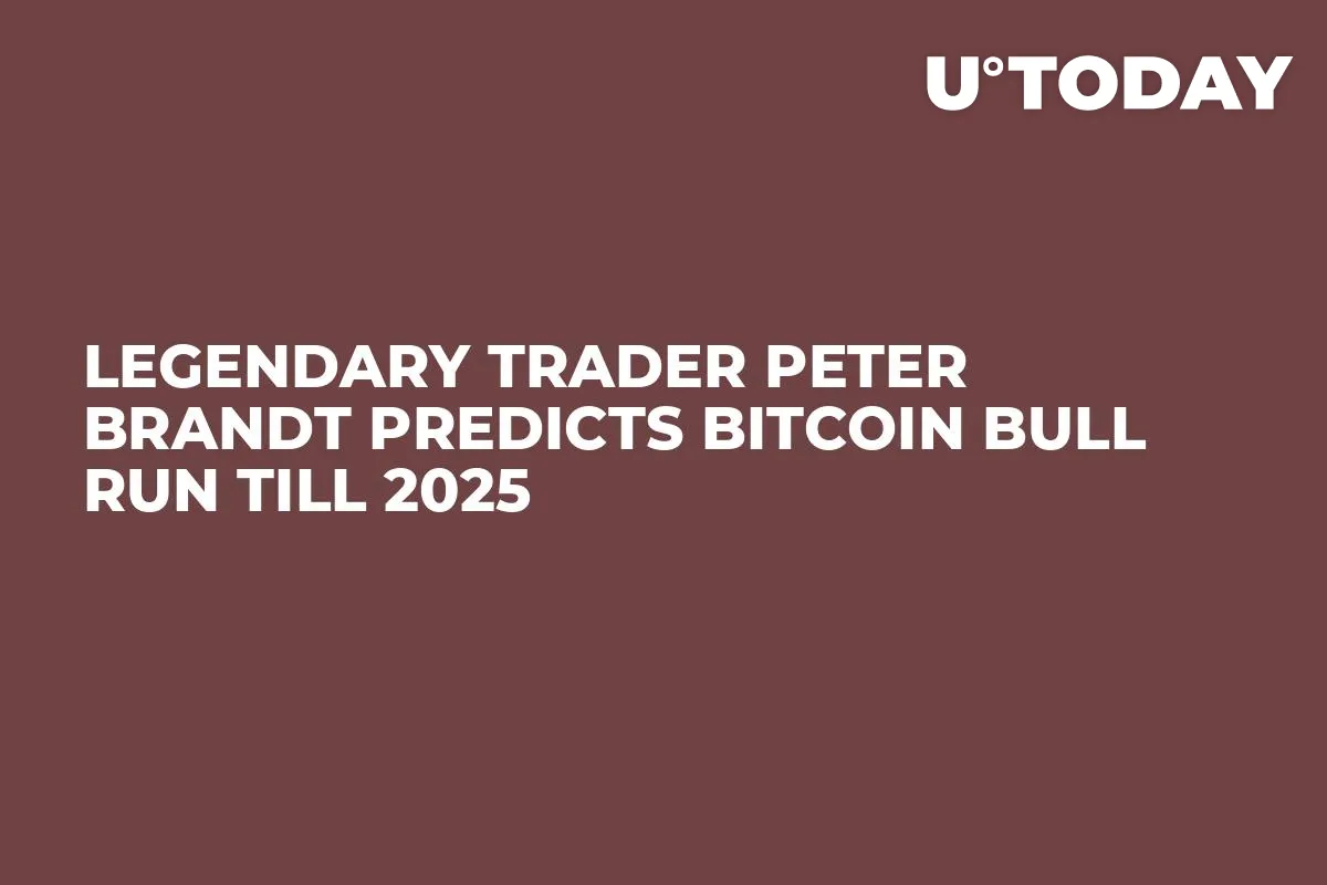 Legendary Trader Peter Brandt Predicts Bitcoin Bull Run Till 2025