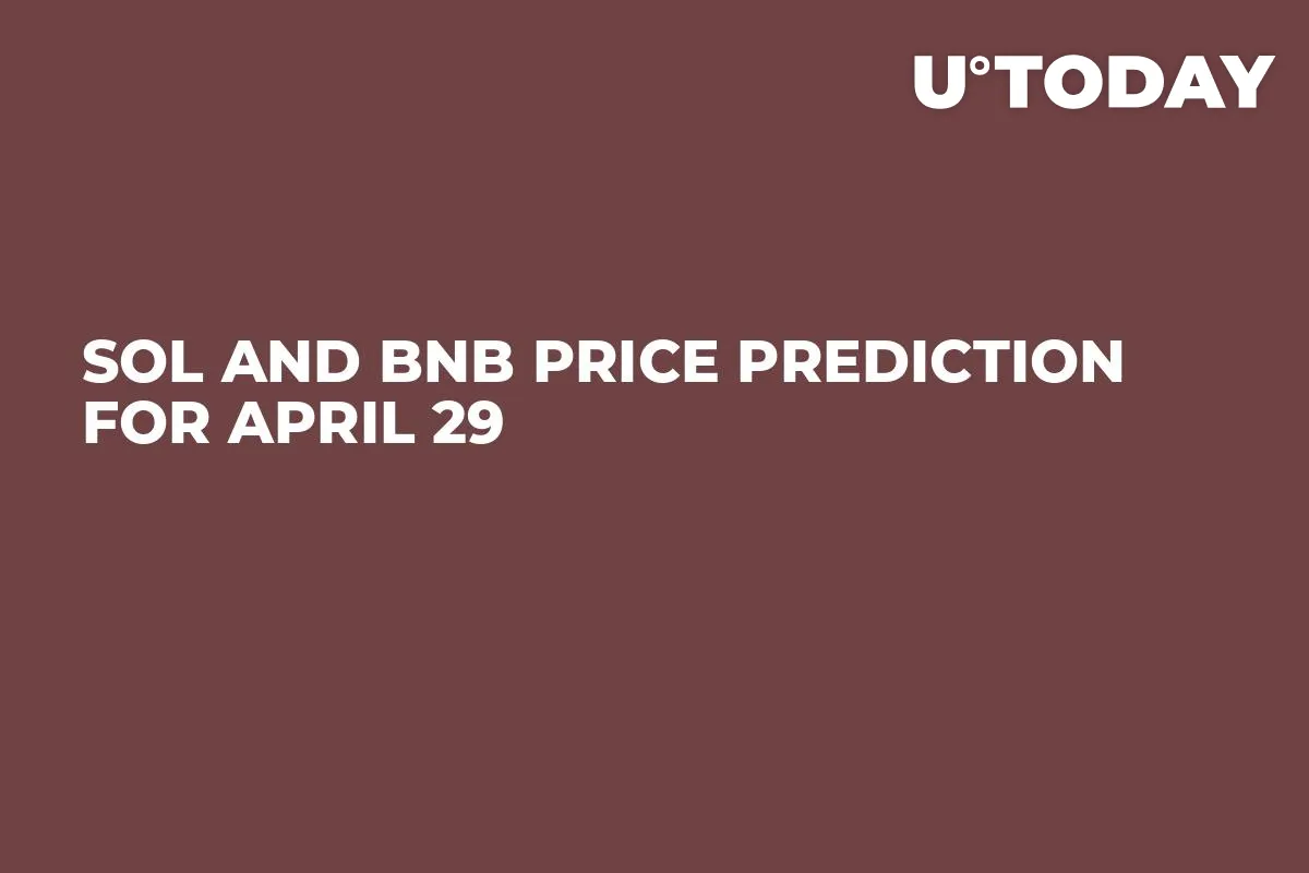 SOL and BNB Price Prediction for April 29