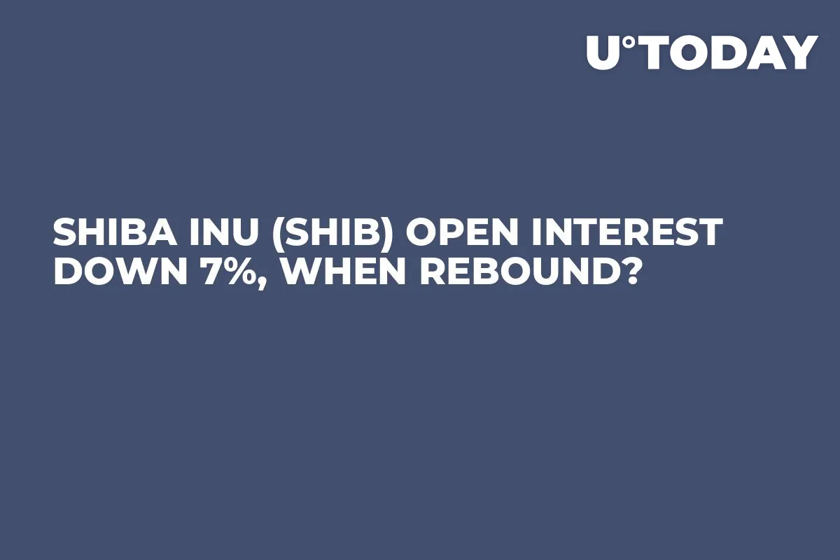 Shiba Inu (SHIB) Open Interest Down 7%, When Rebound?