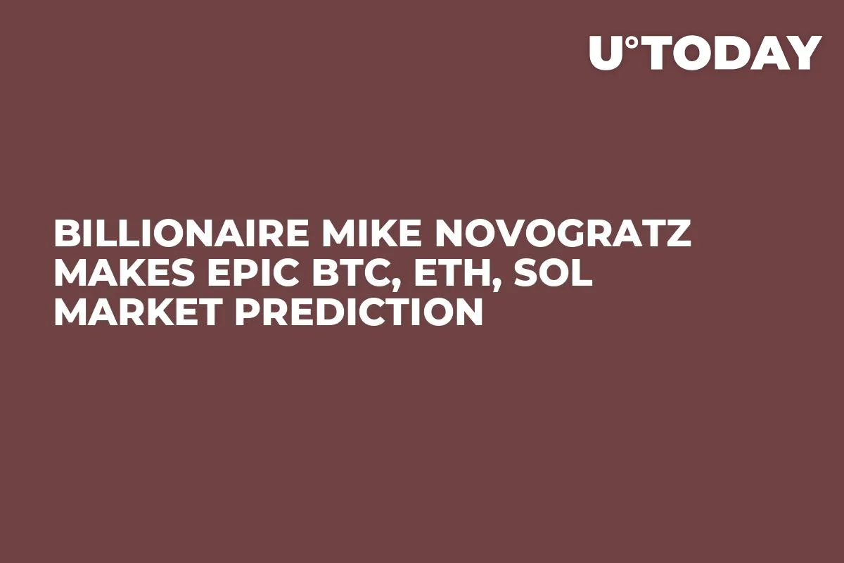 Billionaire Mike Novogratz Makes Epic BTC, ETH, SOL Market Prediction