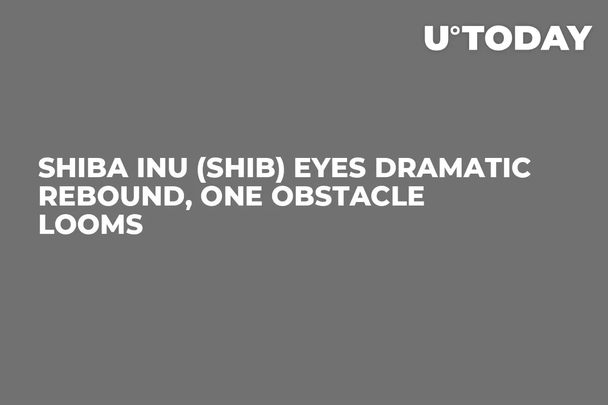 Shiba Inu (SHIB) Eyes Dramatic Rebound, One Obstacle Looms