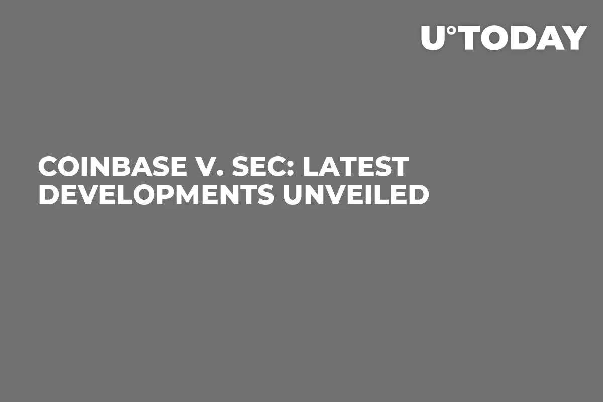 Coinbase v. SEC: Latest Developments Unveiled