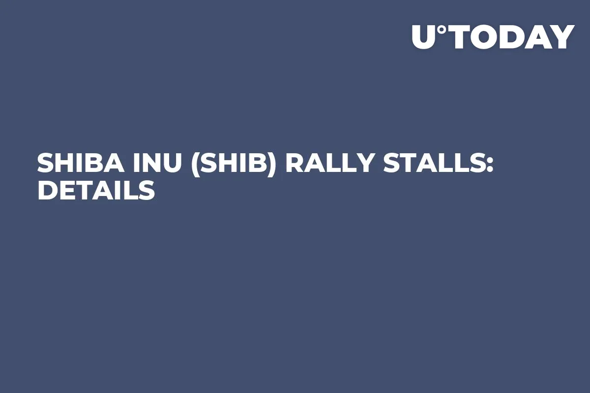Shiba Inu (SHIB) Rally Stalls: Details