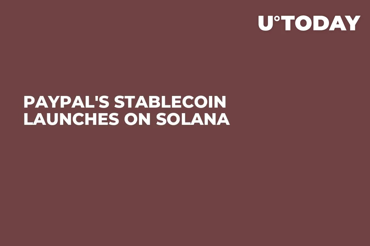 Paypal's Stablecoin Launches on Solana