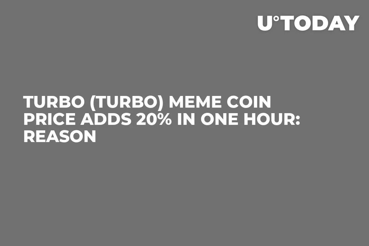 Turbo (TURBO) Meme Coin Price Adds 20% in One Hour: Reason