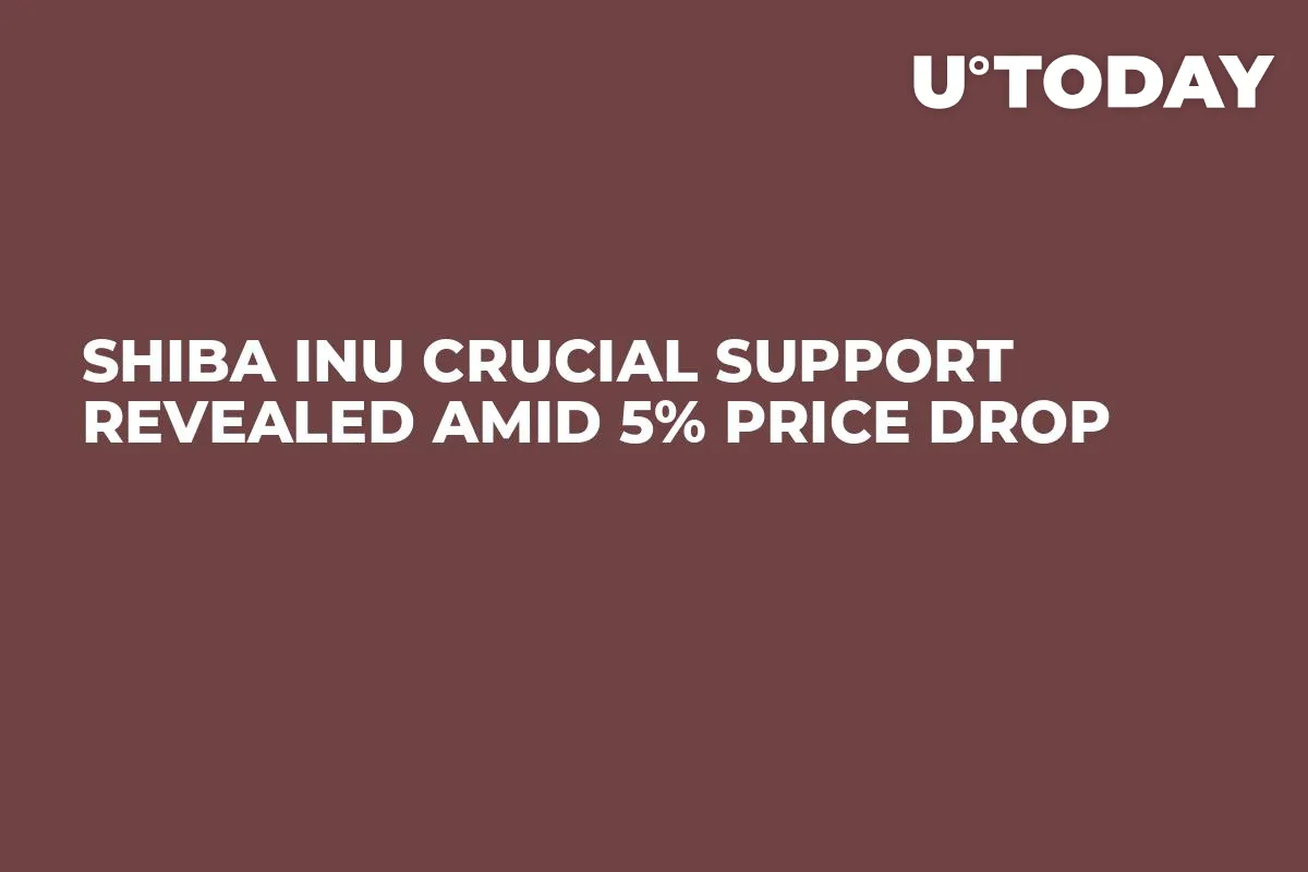Shiba Inu Crucial Support Revealed Amid 5% Price Drop