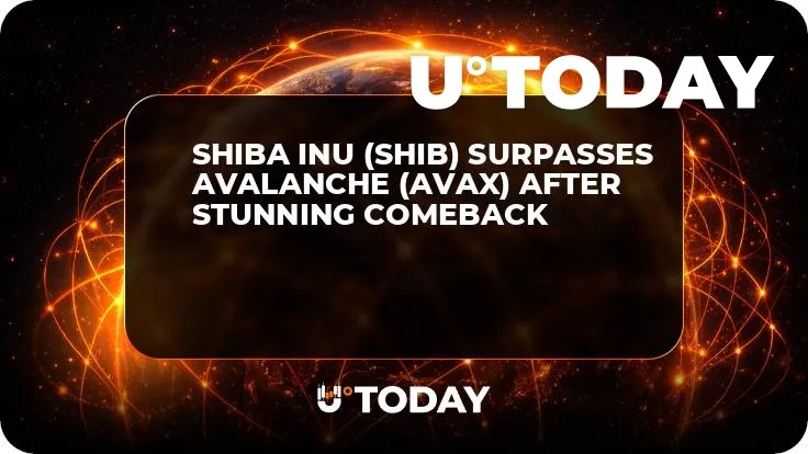 Shiba Inu (SHIB) Surpasses Avalanche (AVAX) After Stunning Comeback 