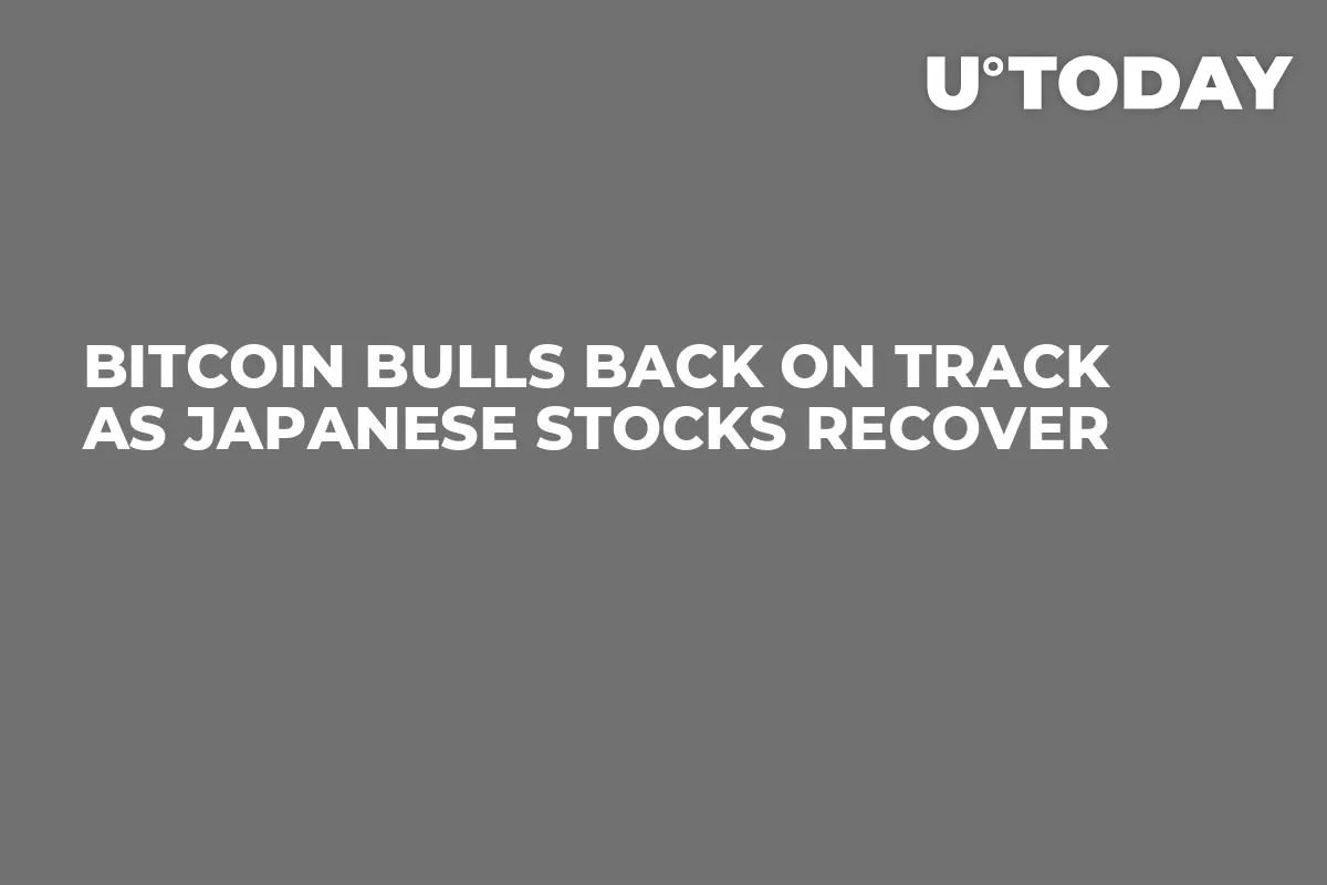Bitcoin Bulls Back on Track as Japanese Stocks Recover