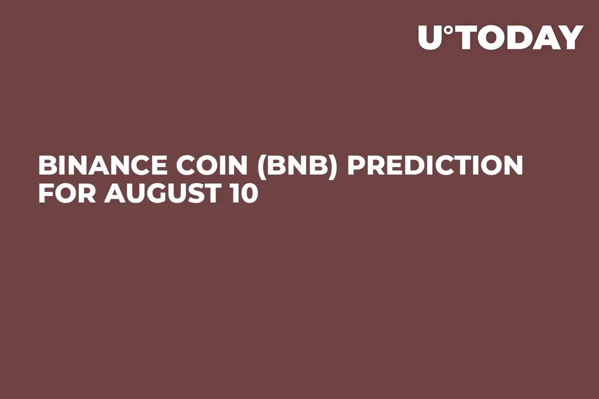 Binance Coin (BNB) Prediction for August 10