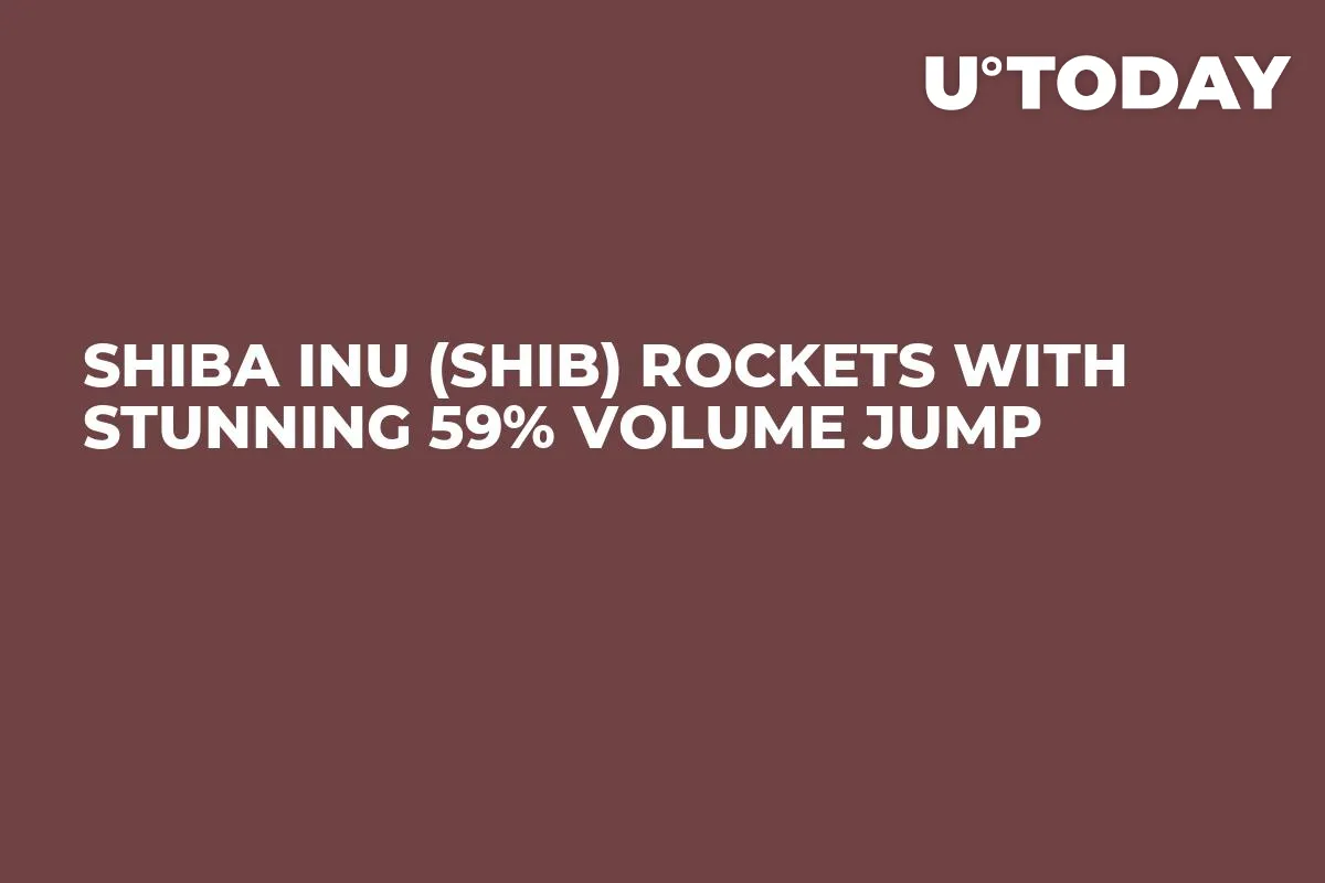 Shiba Inu (SHIB) Rockets With Stunning 59% Volume Jump