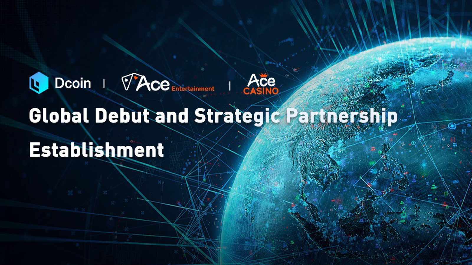 Dcoin Exchange Announces Strategic Partnership with Online Crypto Casino Company ACE Entertainment