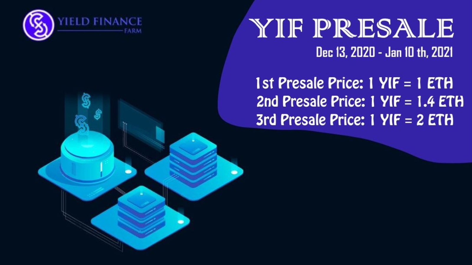 YieldFinanceFarm is The Next Generation Of DeFi Farm To Earn Maximize Rewards - YIF Presale Is Now Live!
