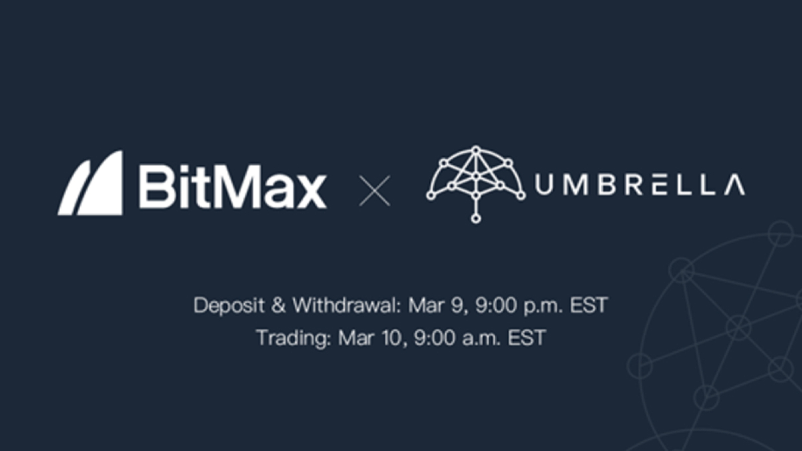 Umbrella to List UMB Token With BitMax