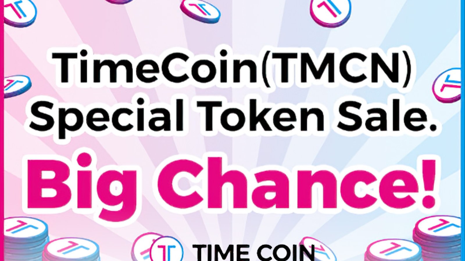 Earn $4.5 Million Worth of TimeCoin (TMCN) in The Special Token Sale