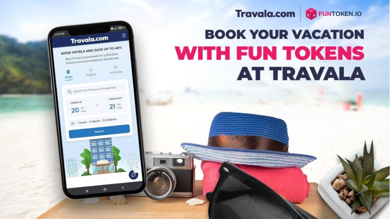 Travala.com Adds FUN Token to Its Crypto Payments Roster