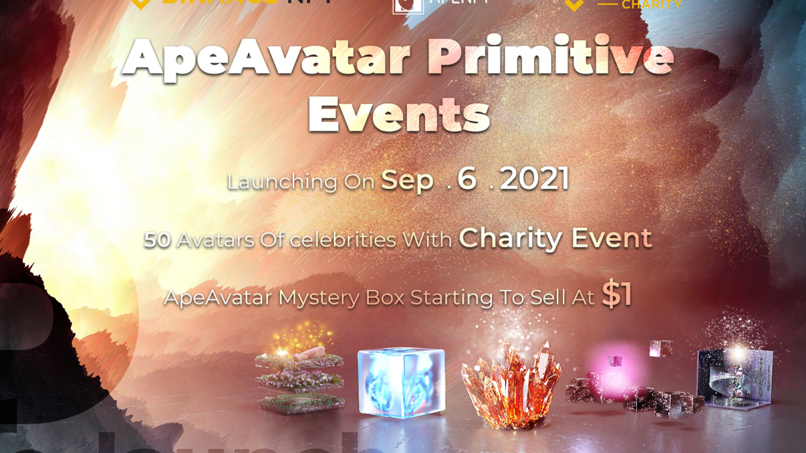 Binance and APENFT Are to Cohost the ApeAvatar Charity Mystery Box Event on September 6