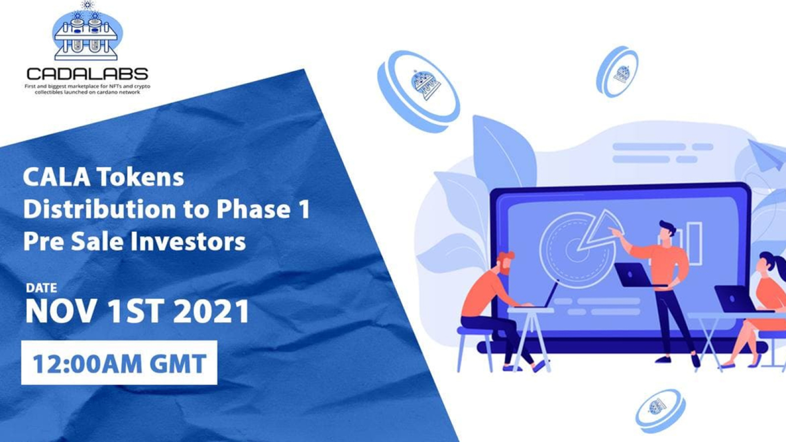 Cadalabs Begins CALA Token Distribution Exercise to Phase One Pre-Sale Investors