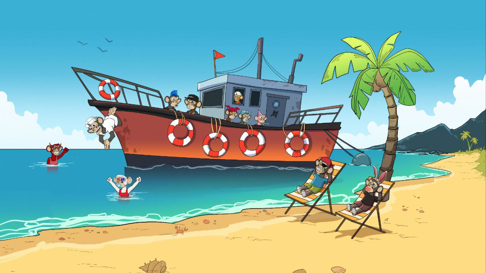 Baby Ape Boat Club: No Boating License But Still Set For Open Sea