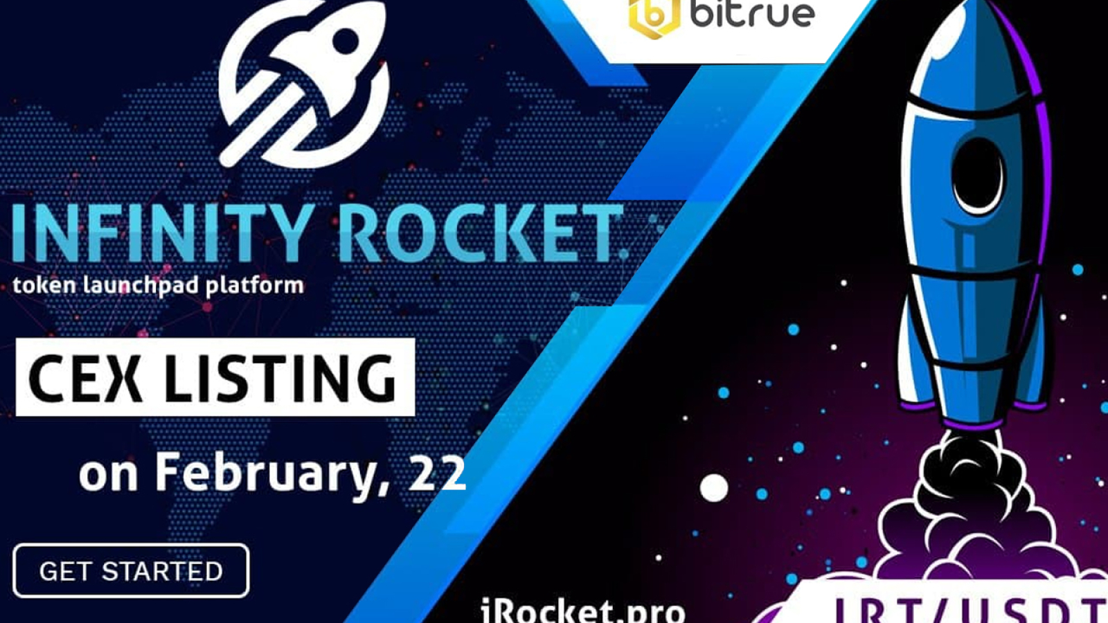 Infinity Rocket Announces IRT Token Listing on Bitrue.com