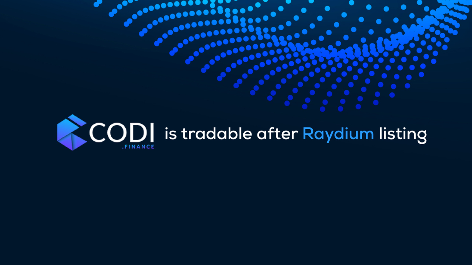CODI Finance, the Newly Rallying DeFi Project, Is Listed on Raydium