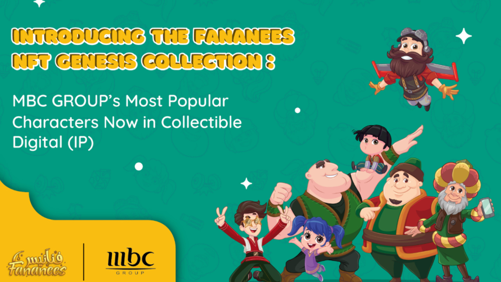 MBC GROUP's Most Popular Characters are now Available via the Fananees NFT Genesis Collection