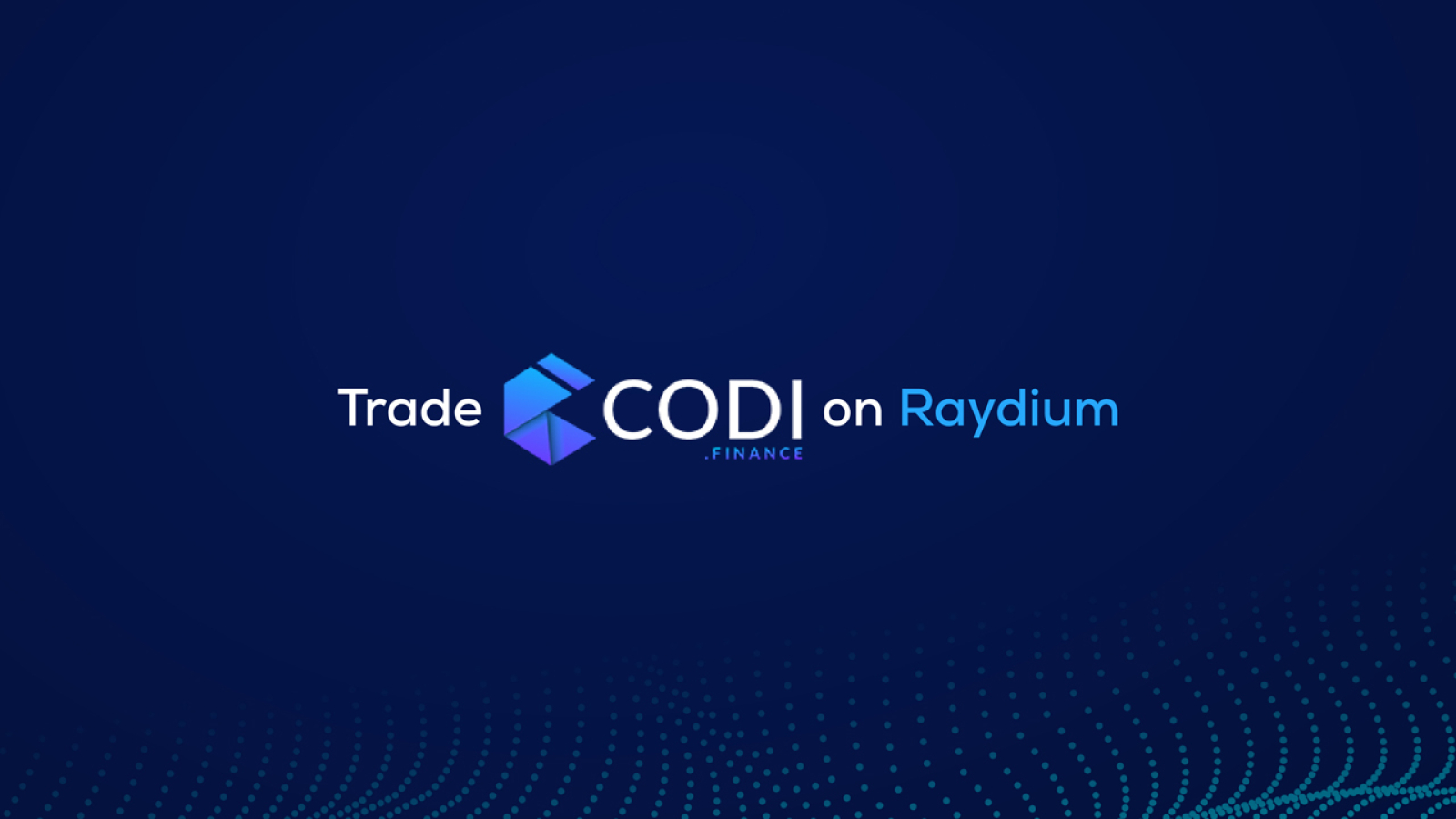 CODI Finance Listing Of Native Token “$CODI On Raydium
