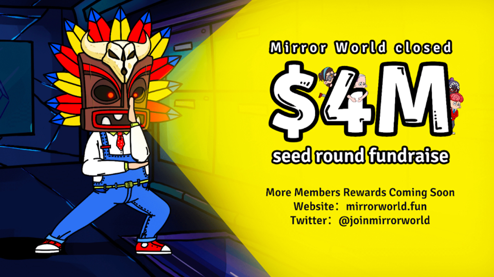 AI-powered GameFi Mirror World Closed $4M Seed Funding