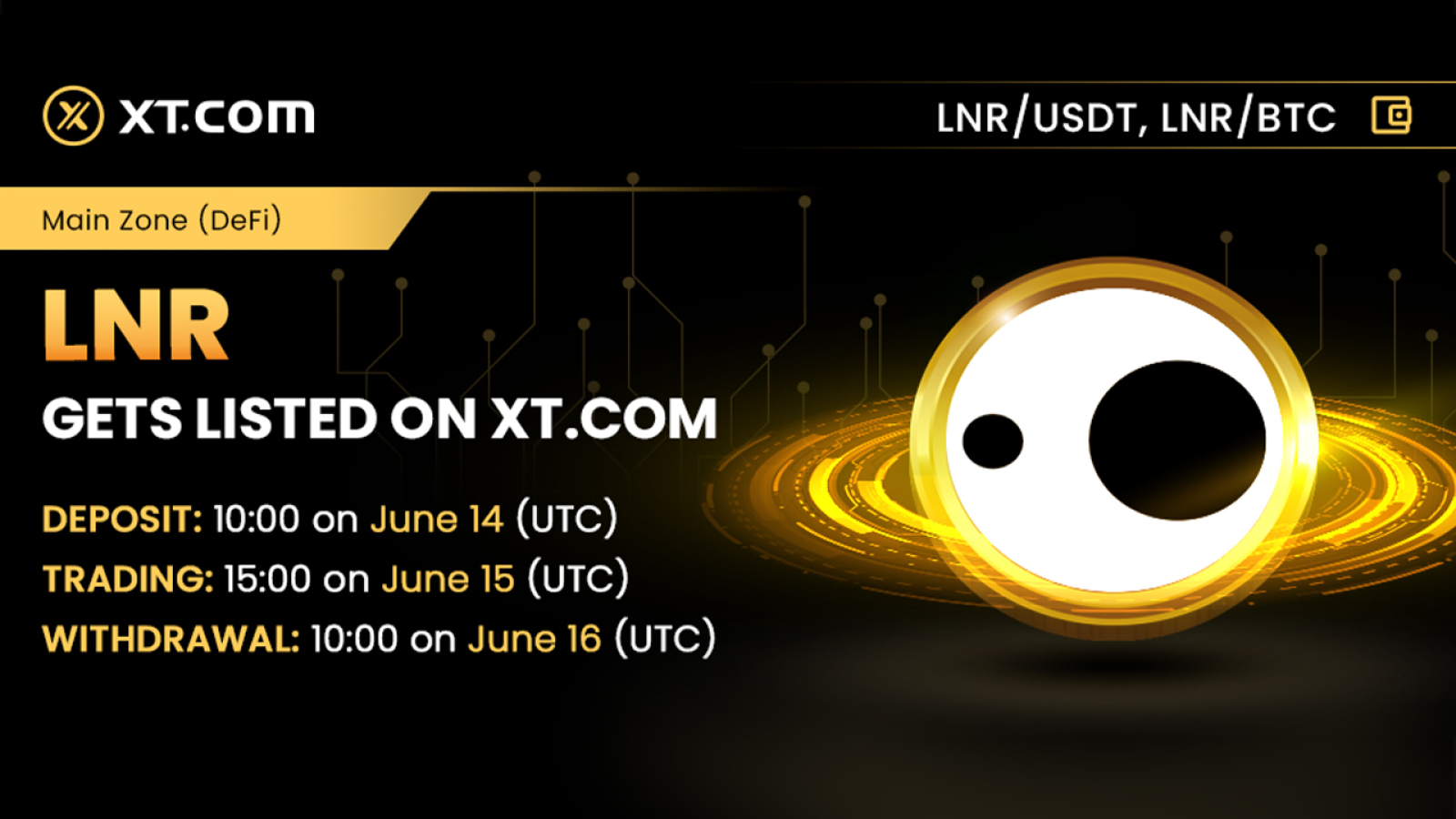 XT.com Supports Lunar (LNR) Listing, Trade Now!