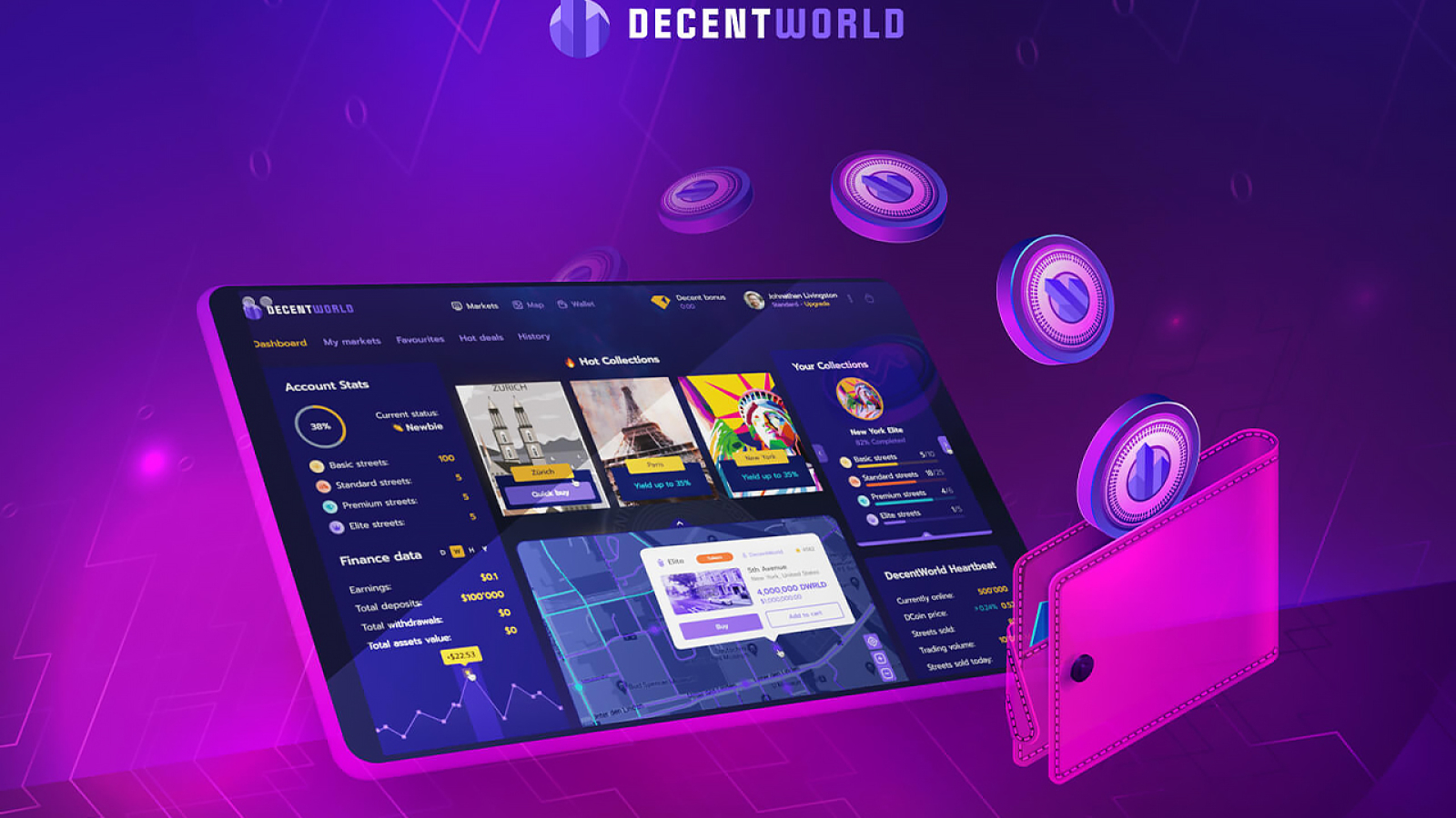 DecentWorld Launches The Long Awaited Collections