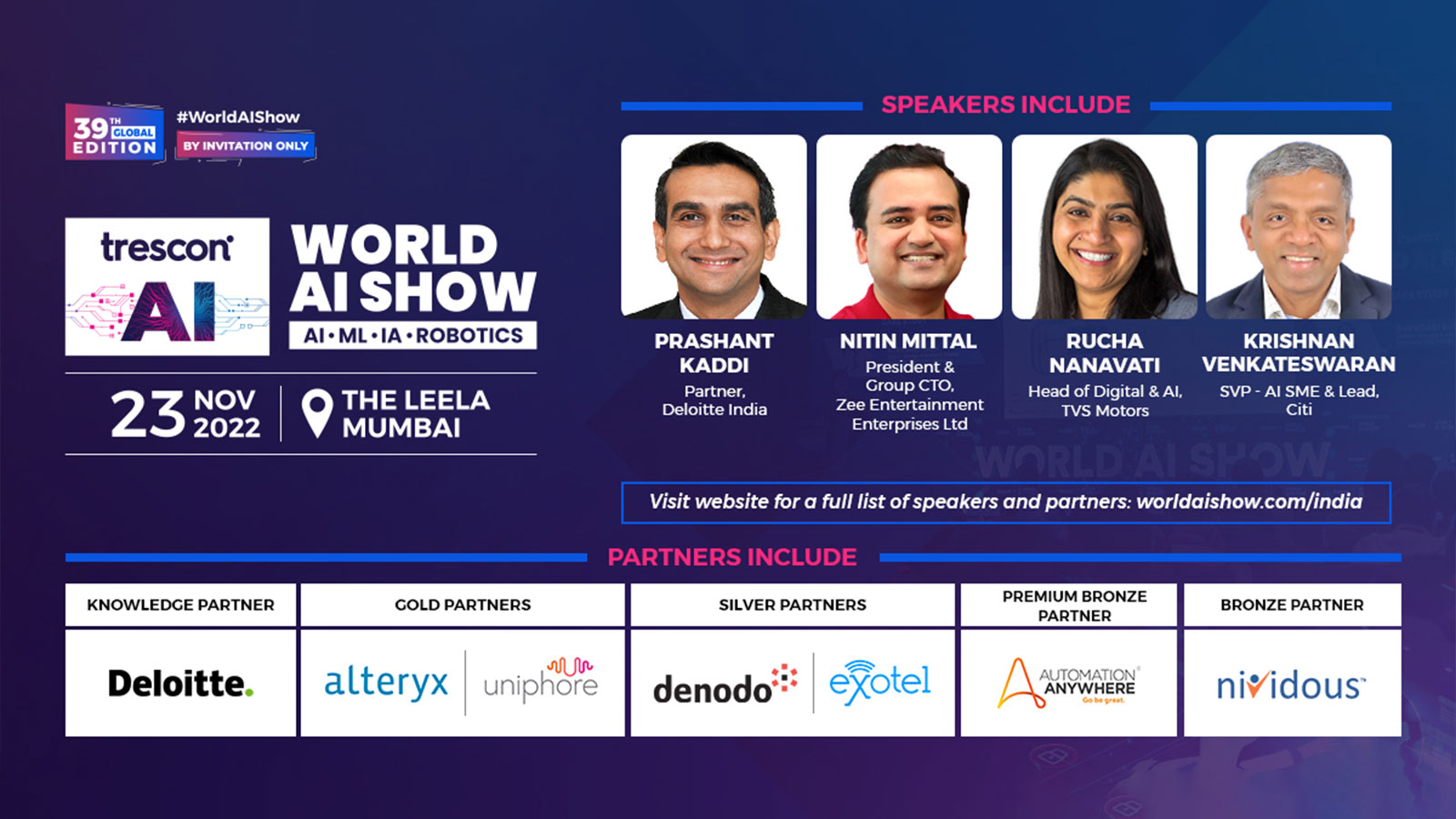 World's Longest-Running AI Show Series Arrives in India