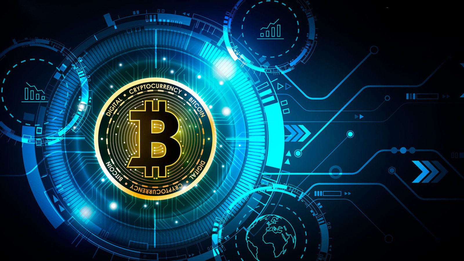 Bitcoin wallpaper Stock Photos, Royalty Free Bitcoin wallpaper Images |  Depositphotos