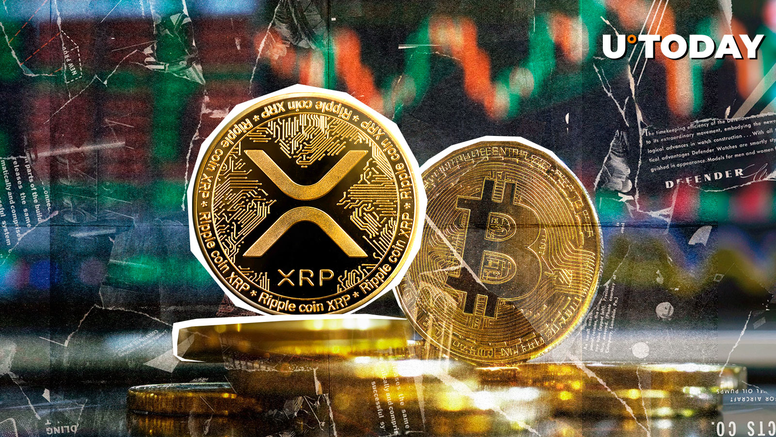 Ultra Rare Golden Cross Puts XRP 15% Above Bitcoin (BTC) - U.Today
