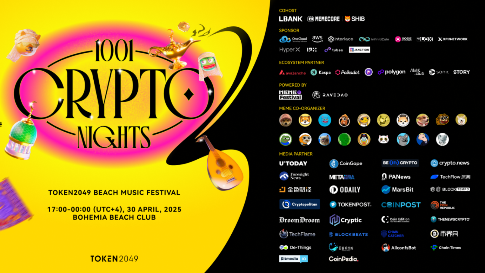 1001 Crypto Nights: The Grandest Music Festival at TOKEN2049 Dubai