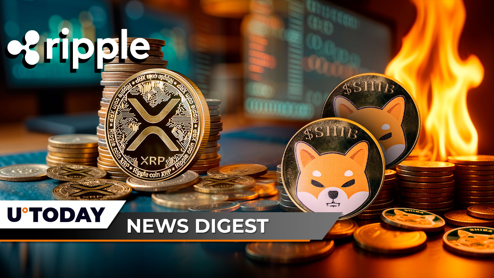Ripple Locks 700 Million XRP Tokens in Escrow, SHIB Burns Skyrocket  12,278%, $94 Million Bitcoin Mystery Stuns Coinbase: Crypto News Digest by  U.Today - U.Today
