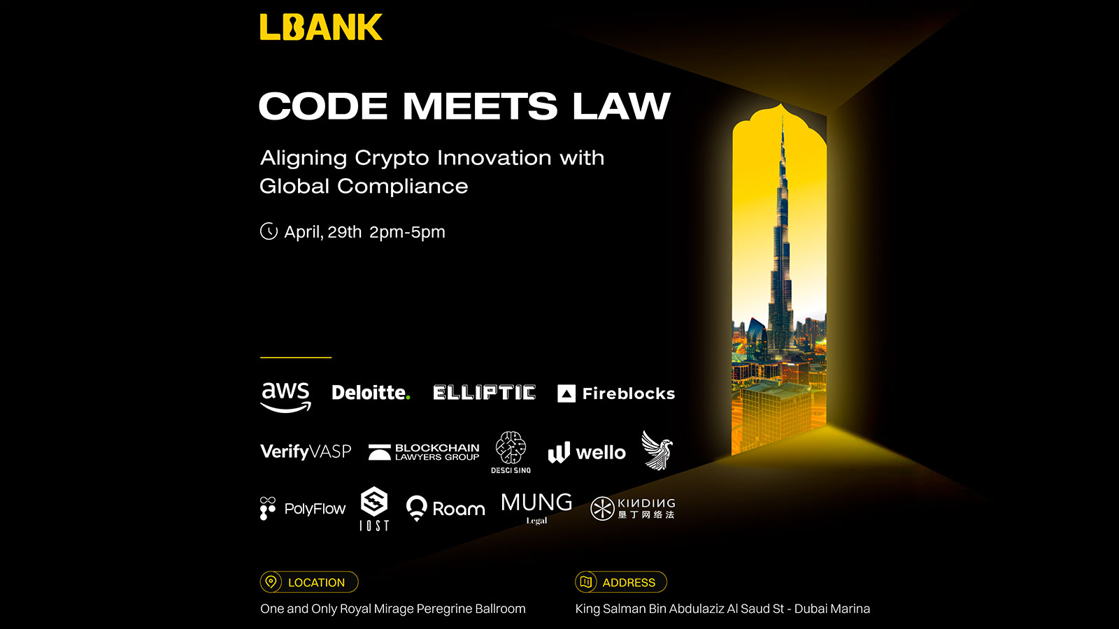LBank to Host Code Meets Law Forum, Aligning Crypto Innovation with Global Compliance