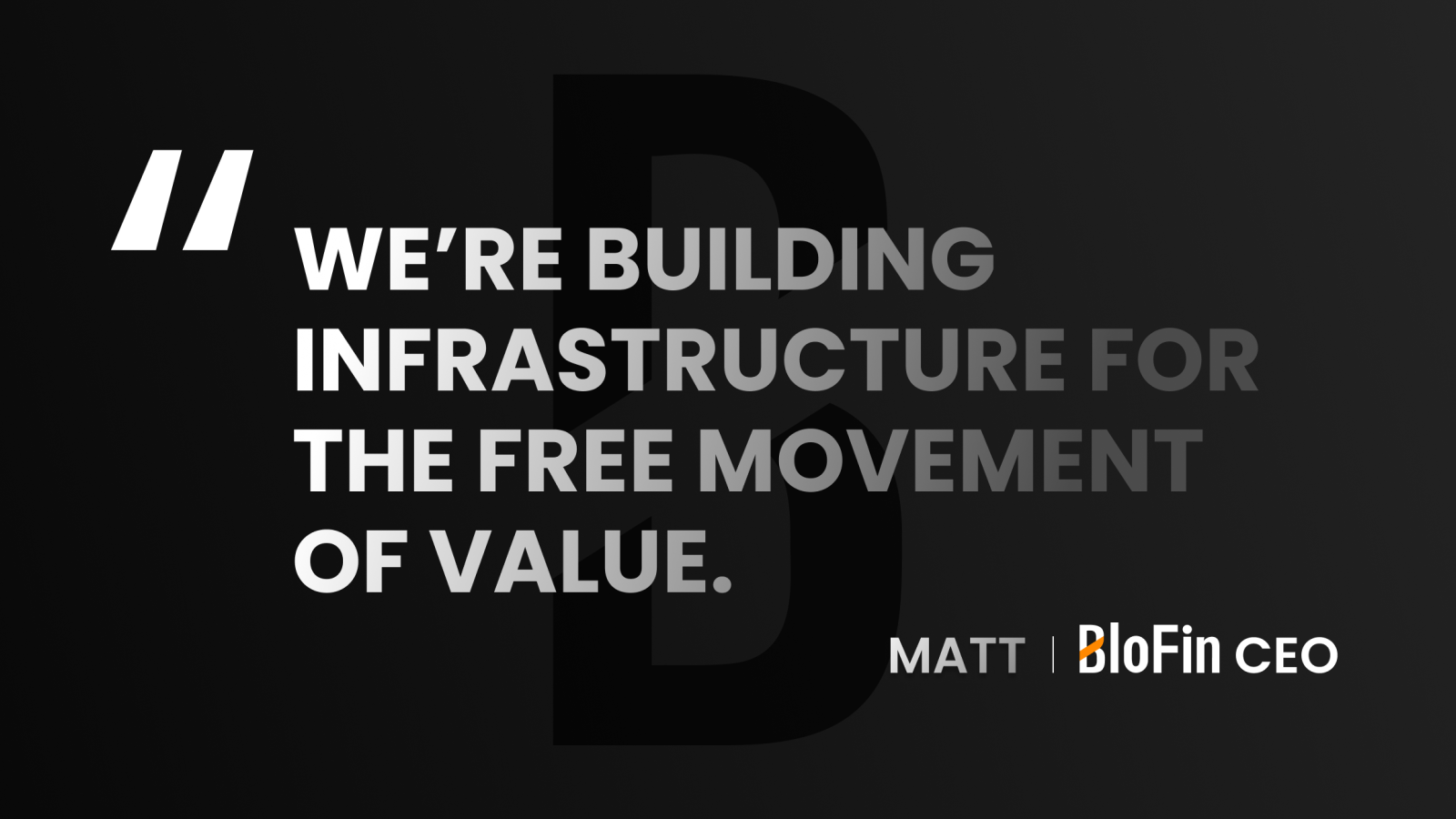 BloFin CEO: What Comes After Speculation: A Vision for the Future of Trading and Payments