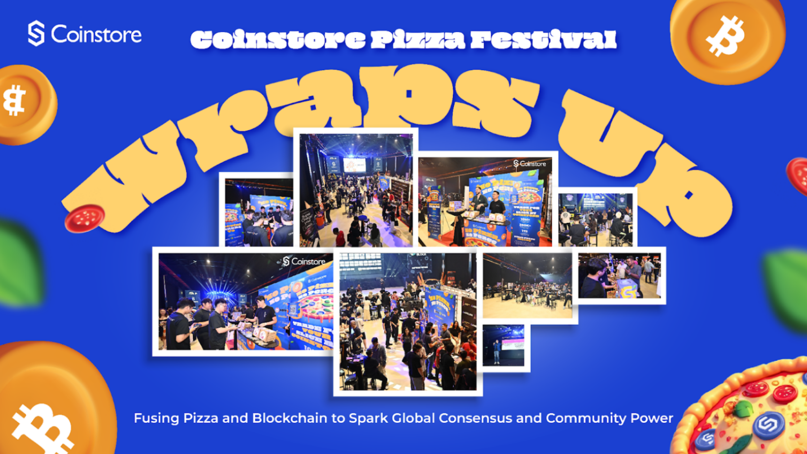 Coinstore Pizza Festival Wraps Up: Fusing Pizza and Blockchain to Spark Global Consensus and Community Power