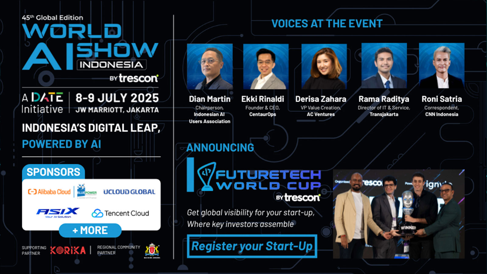 World’s Premier AI Conference, World AI Show– Indonesia 2025, Arrives in Jakarta to Power Southeast Asia’s AI Revolution