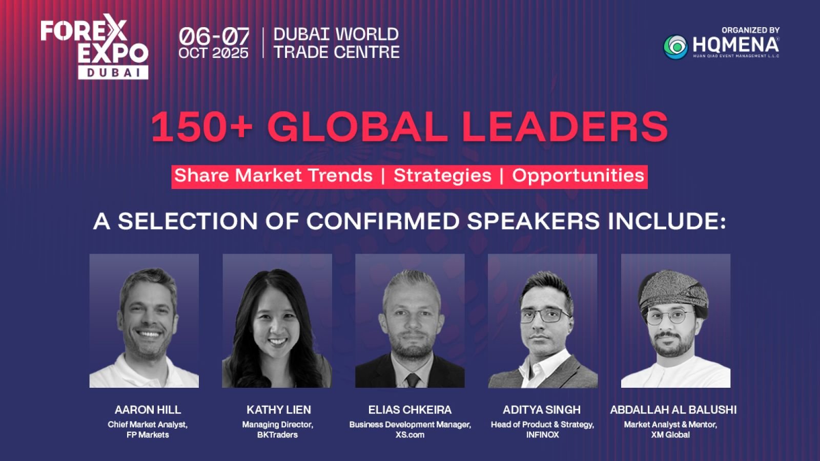 Forex Expo Dubai 2025 Conference to Feature 150+ Global FX and Fintech Leaders