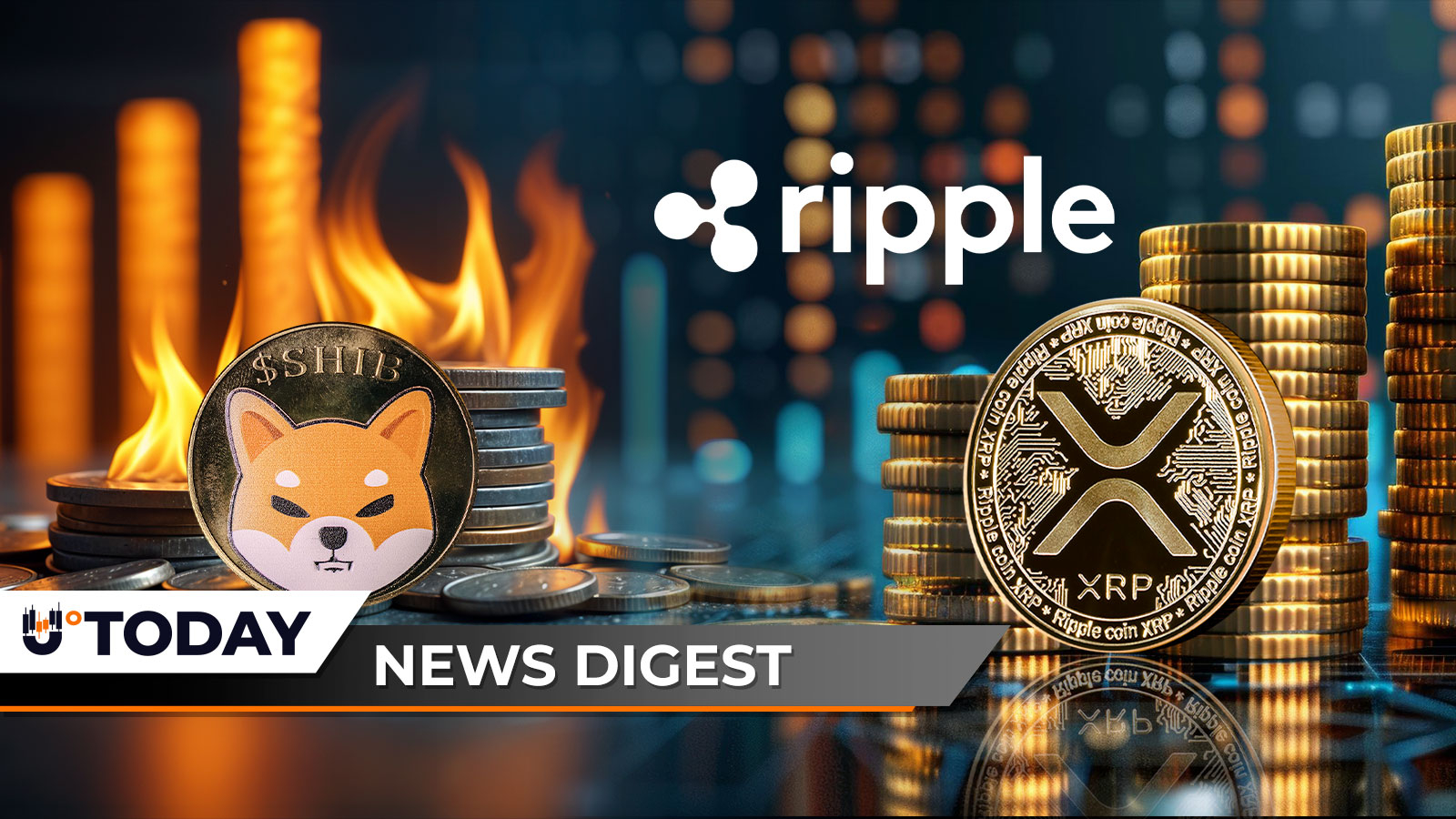 Shiba Inu (SHIB) Burn Rate Explodes 10,728%, Ripple Unlocks 1 Billion XRP,  Bitcoin (BTC) Price Breaks Four-Year Market Cycle — Crypto News Digest -  U.Today
