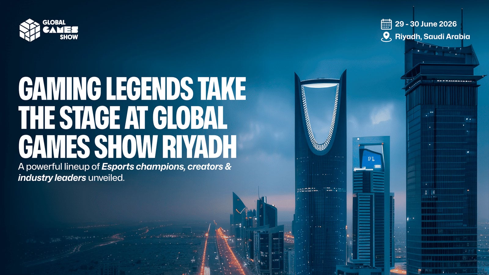 Global Games Show Riyadh Unveils Star-Studded Speaker Lineup of Gaming Legends and Industry Leaders