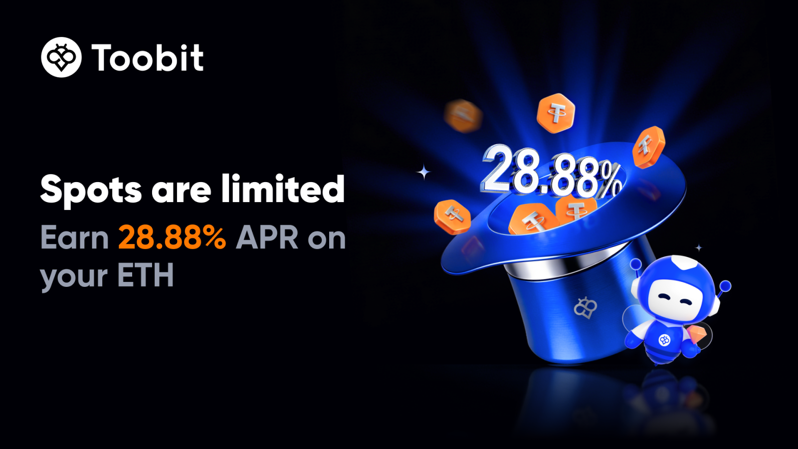 Toobit Expands High-Yield Earn Series with 28.88% APR on Ethereum