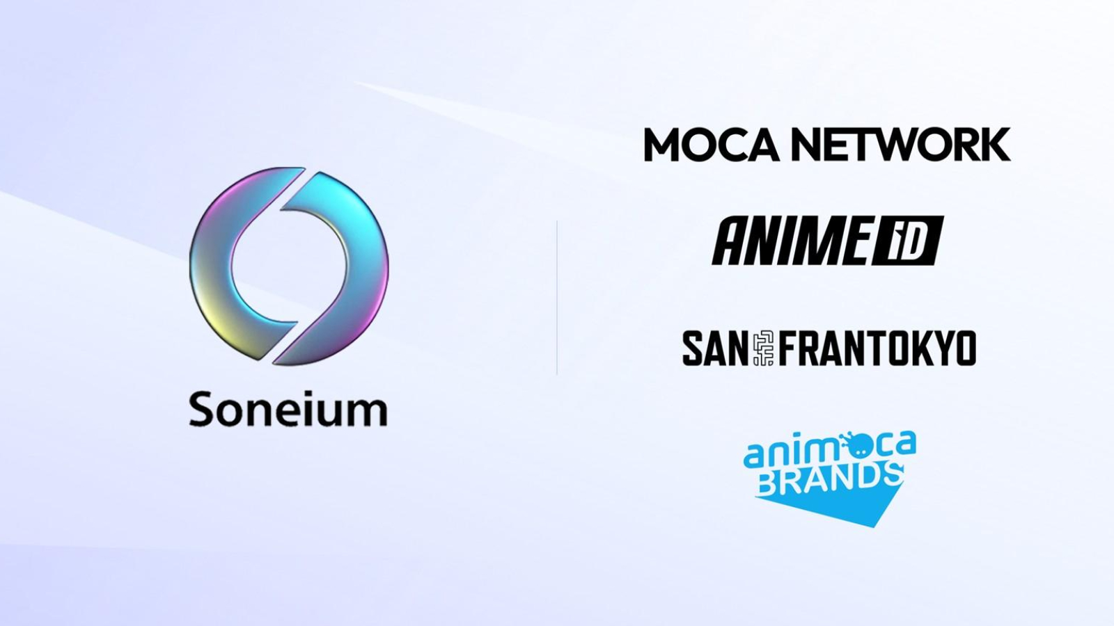 Animoca Brands partners with Soneium by Sony Block Solutions Labs to develop Moca Network’s identity layer and launch San FranTokyo’s anime initiatives on Soneium