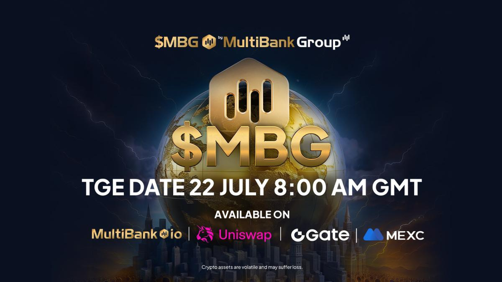 MultiBank Group's $MBG Token TGE Is Live on MexC, Gate.io, Uniswap and Multibank.io.