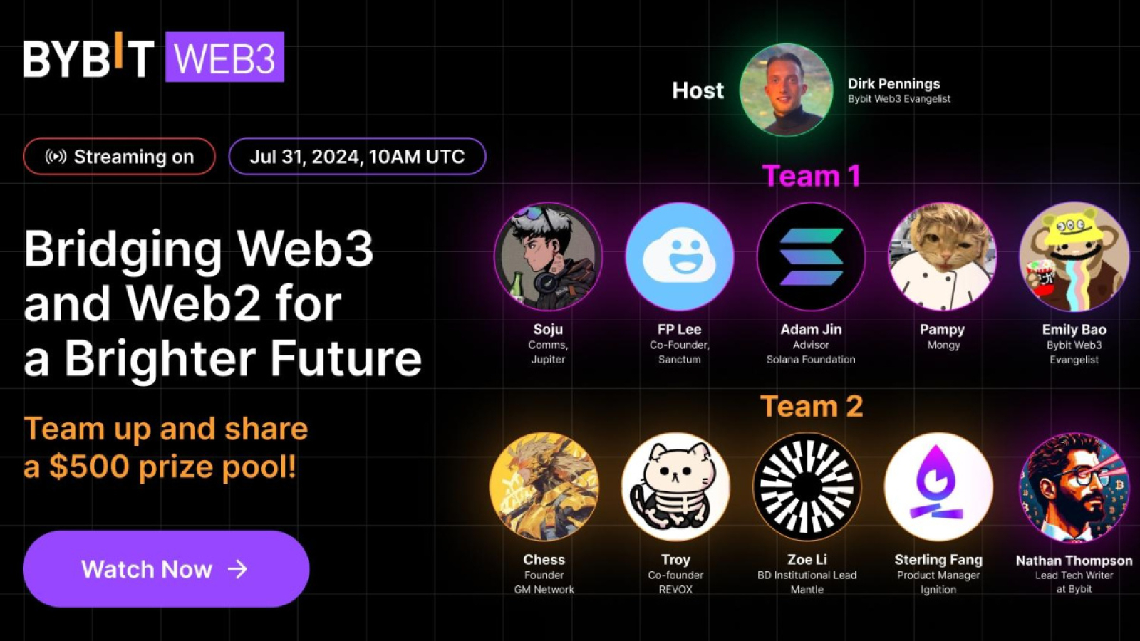 Blinks, AI, Ignition: Bybit's Star-Studded Livestream to Set Web3 on Fire